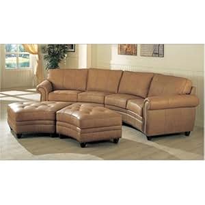 Amazon.com: Traditional Style Beige Color Top Grain ...