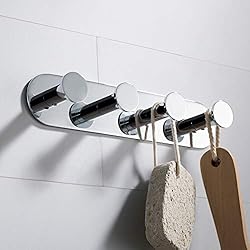 Kraus Elie Bathroom Robe and Towel Hook Rack with 4