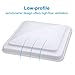 VETOMILE 2 Packs 14 Inch RV Roof Vent Cover Universal Replacement Vent Lid White for Camper Trailer Motorhome