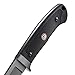 CRKT Ruger Accurate Fixed Blade Knife with Sheath: Hunting and Outdoor Knife, Satin Drop Point Blade, Textured Rubber Grip, Nylon Sheath R2201