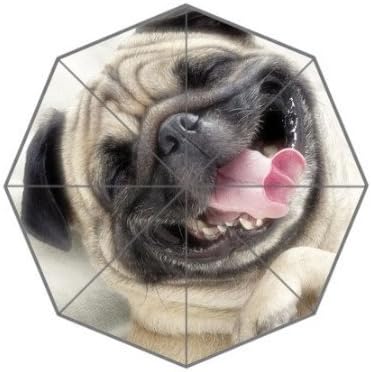 Custom Cute Pug Dog Unique Umbrella fit Sunny and Rainy Day
