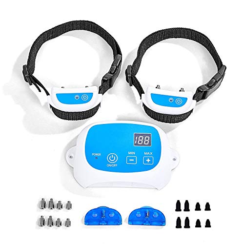 Maxtronic Portable Wireless Dog Fence, NO Wires to BURY-800FT Containment System with Rechargeable Receiver and Transmitter, The 3nd Generation GW-1