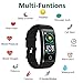 QWMoonRu Upgrade Fitness Tracker with Heart Rate Blood Pressure Blood Oxygen Monitor for Women, Men and Kids, Waterproof Activity Tracker with Pedometer Watch and Sleep Monitor
