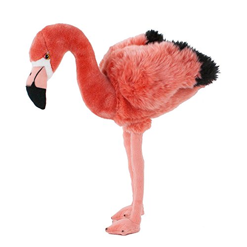 Teddys Rothenburg Kuscheltier Flamingo Flaumi 46 cm stehend pink Plüschflamingo Plüschvogel