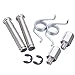 Iglobalbuy Footpeg Front Footrest Foot Pegs for Yamaha FZ6R FJR1300 03-13 FZ6 YZFR1 XV1700