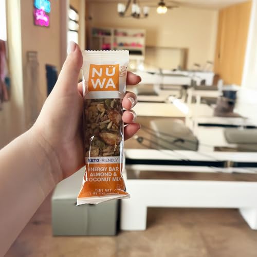 MIX PACK NÜWA KETO: Barritas de Cacao, Coco y Quinoa - Veganas - Snack Saludable - Vitamina E - Sin Azúcar Añadida - 15 pz - Ingredientes Naturales - Sin Conservadores - Sin Gluten