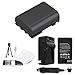NB-2LH High-Capacity Replacement Battery with Rapid Travel Charger for Select Canon Digital Cameras. UltraPro Bundle Includes: Camera Cleaning Kit, Camera Screen Protector, Mini Travel Tripod