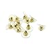 10 Pair Set of Golden Plastic Earring Backs to protect your Earrings for Great Price
