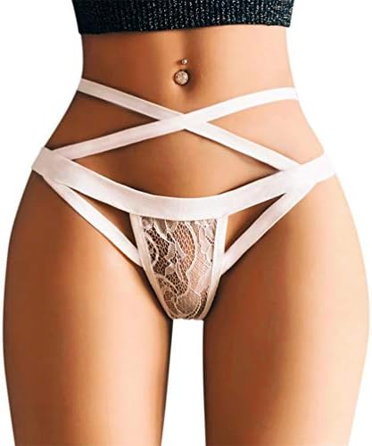 Oasisocean Women's Charming Thong Lingerie G-String Panties Strappy Body Harness Panties T String Knickers Briefs