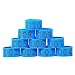 100PCS/Bag 16MM 001-100 Numbered Plastic Poultry Chickens Ducks Goose Leg Bands Leg Rings, Blue Color