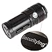 【】 Securitylng Powerful 3 Modes 2400 Lumens Flashlight Super Bright 4 LEDs Waterproof & Self-Defense Function Torch（18650 Battery Not Included)