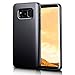 Galaxy S8 Black Case, technext020 Shockproof Ultra Slim Fit Silicone Galaxy S8 Cover TPU Soft Gel Rubber Cover Shock Resistance Protective Back Bumper for Galaxy S8 Black