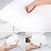 HIPPIH 18 x 18 Pillow Inserts Set of 2, Hypoallergenic Decorative Square Pillow Form Insert with Zips, White