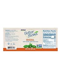 Extracto de alcohol Now Foods Better Stevia, líquido, 8 onza (paquete de de 2), 2
