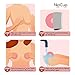 NipCup 4 Pairs Reusable Silicone Nipple Covers | Ultra-Thin Adhesive Invisible Bra for Women | Comfortable, Washable, and Hypo-Allergenic Pasties - Stick-on Breast Petals and Nip Covers