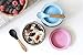 Avanchy Baby Bowls with Suction and Storage Lids Set. Babies Kids Toddler Boys Girl First Food Feeding. Fits Feeding High Chair Table. Stainless Steel, Blue