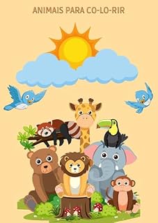 Livro Animais diversos para colorir