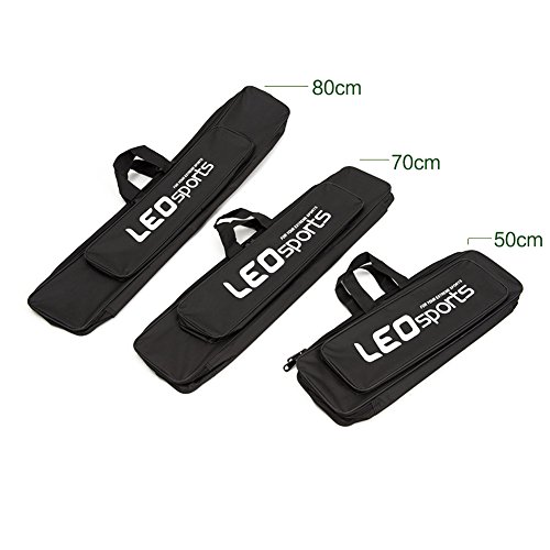 lennonsi Kleine Allround Rutentasche, Angeltasche Angeltaschen Rutentaschen 600D Oxford Cloth, Schwarz (80cm) – Bild 8