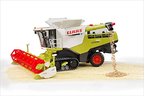 bruder 02119 - Claas Lexion 780 Terra Trac Mähdrescher - 1:16 Bauernhof Landwirtschaft Traktor Trecker Schlepper Bulldog Fahrzeug Erntemaschine Feldarbeit Spielzeug