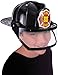 Rubies Child's Deluxe Novelty Fire Hat, Black, One Size
