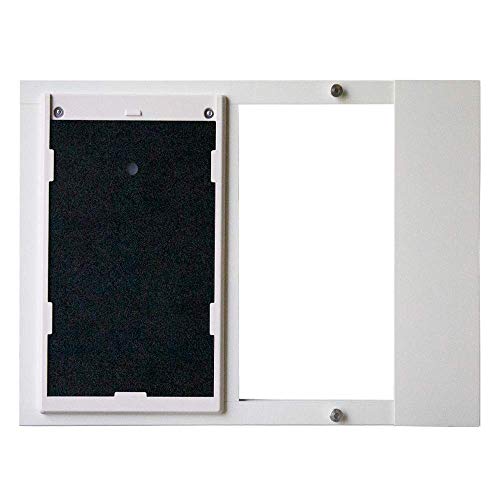Dragon Pet Door for Sash Windows Adjustable Window Insert with Single
