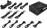Corsair RM1000x 1000W 80 Plus Gold Fully Modular Power Supply UK Black view 11