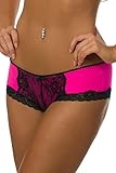 Velvet Kitten Cute Hipster Panty P154529 Medium Pink/Black