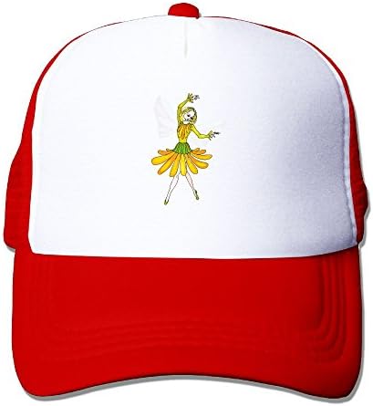 Cuihualili Yellow Dress Fairy Butterfly Women's Mesh Unisex Snapback Baseball Trucker Hats