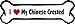 Imagine This Bone Car Magnet, I Love My Chinese Crested, 2-Inch by 7-Inch