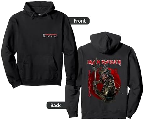 Amazon.com: Iron Maiden - Senjutsu Stacked Logo Eddie Red Circle