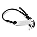 YOYONY Minimalism Leather Strap Monogrammed Bracelets,Gifts for Women/Men. (Black-You were Given This Life Because You are Strong Enough to Live it)