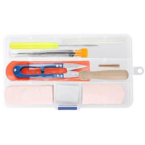 Hongfei Needle Felting 7set Kits Soledi Needle Felting Starter Kits Wool Felt Tools Mat with Scissor, Needle Craft, Storage Plastic Box
