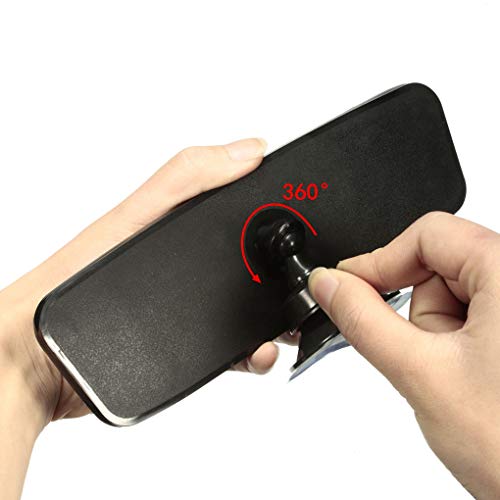 Miaomiaogo Universal 200mm Car Truck Wide Flat Interior Rear View Mirror Vehicle Suction Stick Rearview Mirror