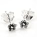 81stgeneration 6mm Small Flower Studs - 925 Sterling Silver Stud Earrings for Women - Cute Hypoallergenic Earrings with Flowers - Bridesmaid Gift - Mum Daughter Auntie Gifts