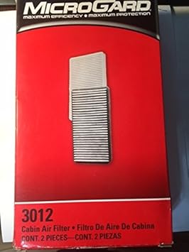 Microgard Cabin Filter 3012 Passenger Compartment Air Filters