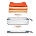 Compression Packing Cubes, Lifinity 3 Pcs Expandable Luggage Organizers Travel Cubes for Packing with Durable Zipper