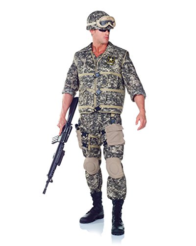 Underwraps Men's Plus-Size U.S. Army Ranger DLX Adult