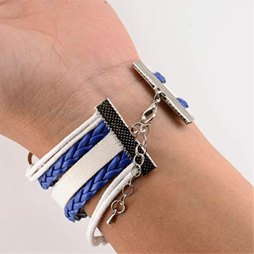 Embolden Jewelry Softball GIFT SET - I Love Softball Wrap Bracelet (1) + Softball Thread Headbands (3)