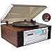 Boytone BT-38SM Bluetooth Classic Turntable Record Player System, AM/FM Radio, CD / Cassette Player, 2 Built-in Stereo Speakers, Record from Vinyl, Radio, and Cassette to MP3, SD Slot, USB, AUX.thumb 2