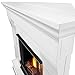 Real Flame Chateau Gel Corner Fireplace in White Finish