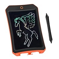 JRD&BS WINL Colorful LCD Electronic Writing Tablet Toys for 4-9Year Old Boys, Teen Boy Girl Birthday Presents Gifts,8.5" Handwriting Paper Drawing Tablet at Home and Outdoor(Orange-CS)