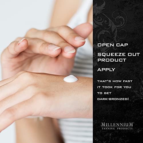 Millennium Tanning Paint It Black 50X Extreme Dark Tanning Lotion, 13