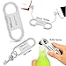 AmaziPro8 iPhone Charge Sync Cable + Bottle Opener + Key Chain + Mini Stylus Pen + Dust Plug (White)