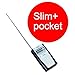WiseField Mini AM FM Portable Radio Receiver Antenna Speaker Silver Black