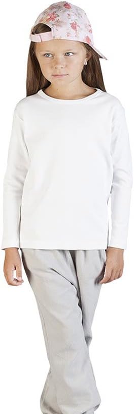 Promodoro Long Sleeve Kids T-Shirt White