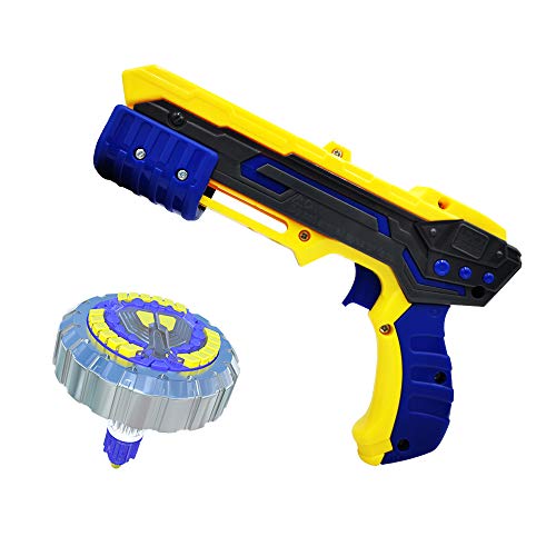 3T6B Magic Gyro 4th Generation Mini Edition- New Bey Battling Top Kind of Battle Dream Gyro Gun Launcher Boy Magic Fighting Gyro Children's Toy-Flame Storm