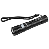 LED Flashlight, Joly Joy Adjustable Focus CREE LED Tactical Torch, 1000 Lumens, Battery Included, Zoomable LED Flashlights with 5 Modes
