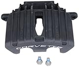 ACDelco 172-2220 GM Original Equipment Black Front Disc Brake Caliper Assembly with Corvette Logo and 4 Guide Pin Bolts
