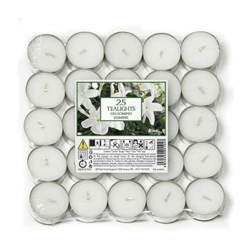 Price's Candles Tealights Pack 25 Jasmine