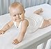 Organic, Waterproof Baby Crib Mattress Protector Pad. No Polyester or Vinyl. Quilted, Breathable. Responsibly-Made with 100% GOTS-Certified Organic Cotton. by Sonsi.